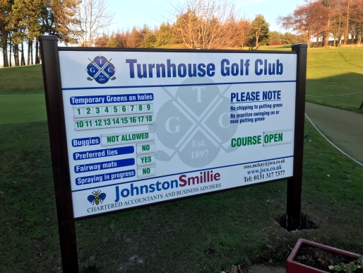 Golf Course Signage
