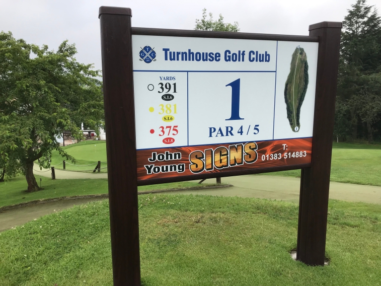 Golf Course Signs